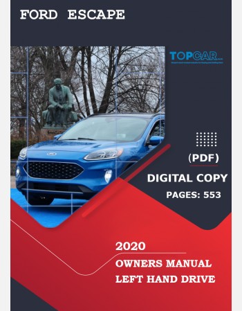 ford escape 2020 owners manual